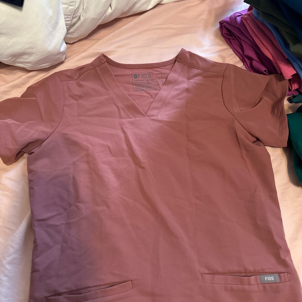 FIGS MAUVE CATARINA TOP - XS